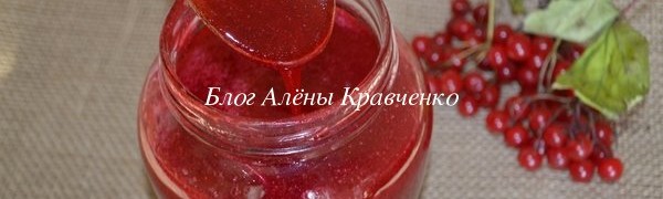 Калина на зиму — рецепти з цукром